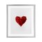 Stupell Industries Cluster of Hearts Shape Framed Print Under Glass, design by Christine Simpson Art